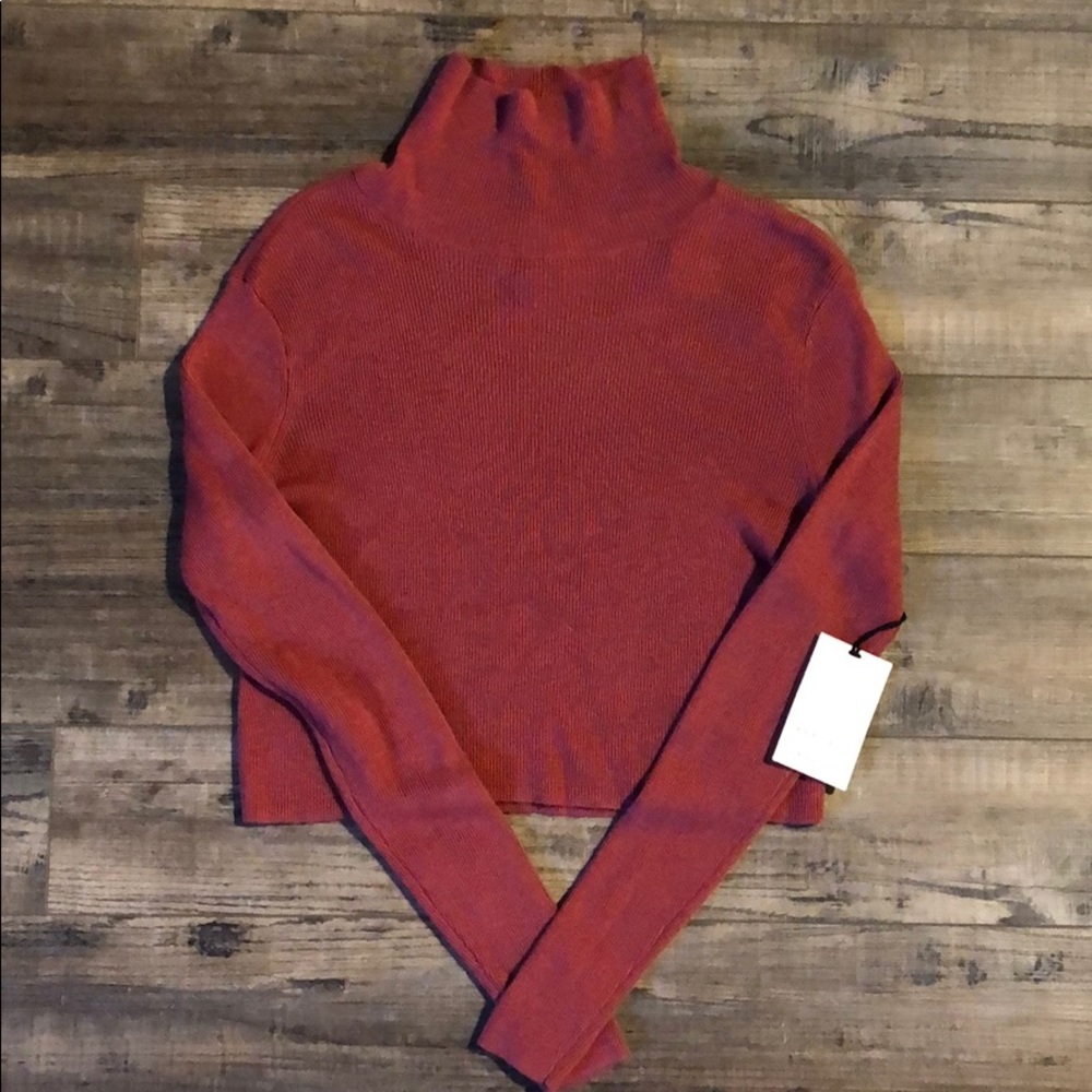Kendall + Kylie Croptop Turtleneck